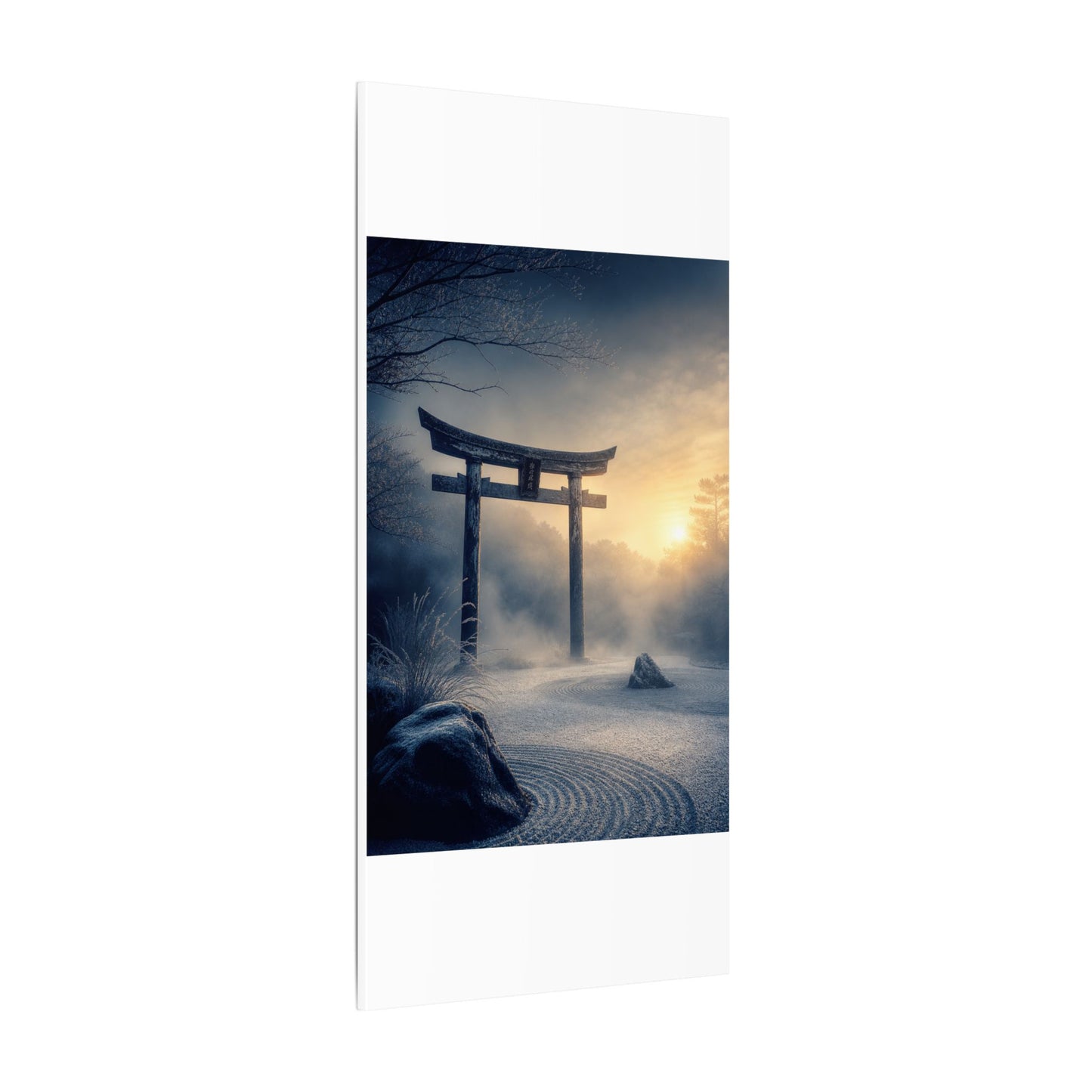 Zen Torii Gate in Golden Hour | Karesansui Canvas Art