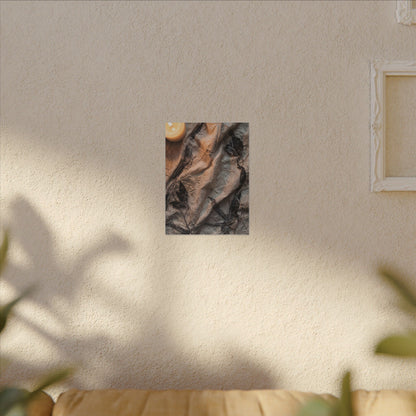 Candlelight Silk Drape Canvas Art - Japandi Mono No Aware