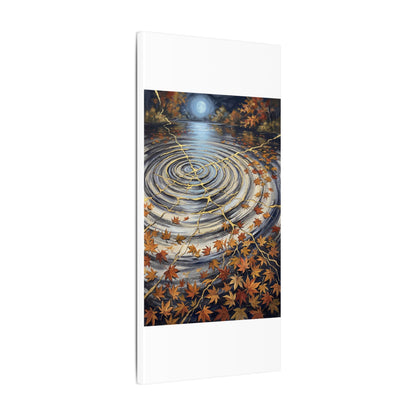 Moonlight Water Ripple Canvas Art - Kintsugi Fukinsei