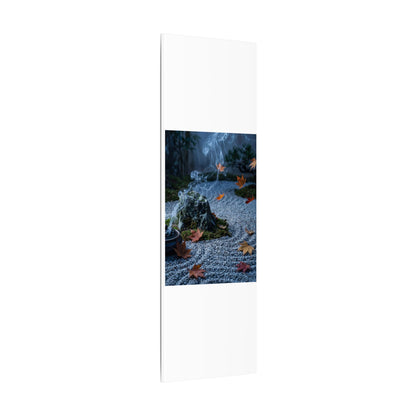 Autumn Incense Smoke Karesansui Canvas Art | Calm Decor
