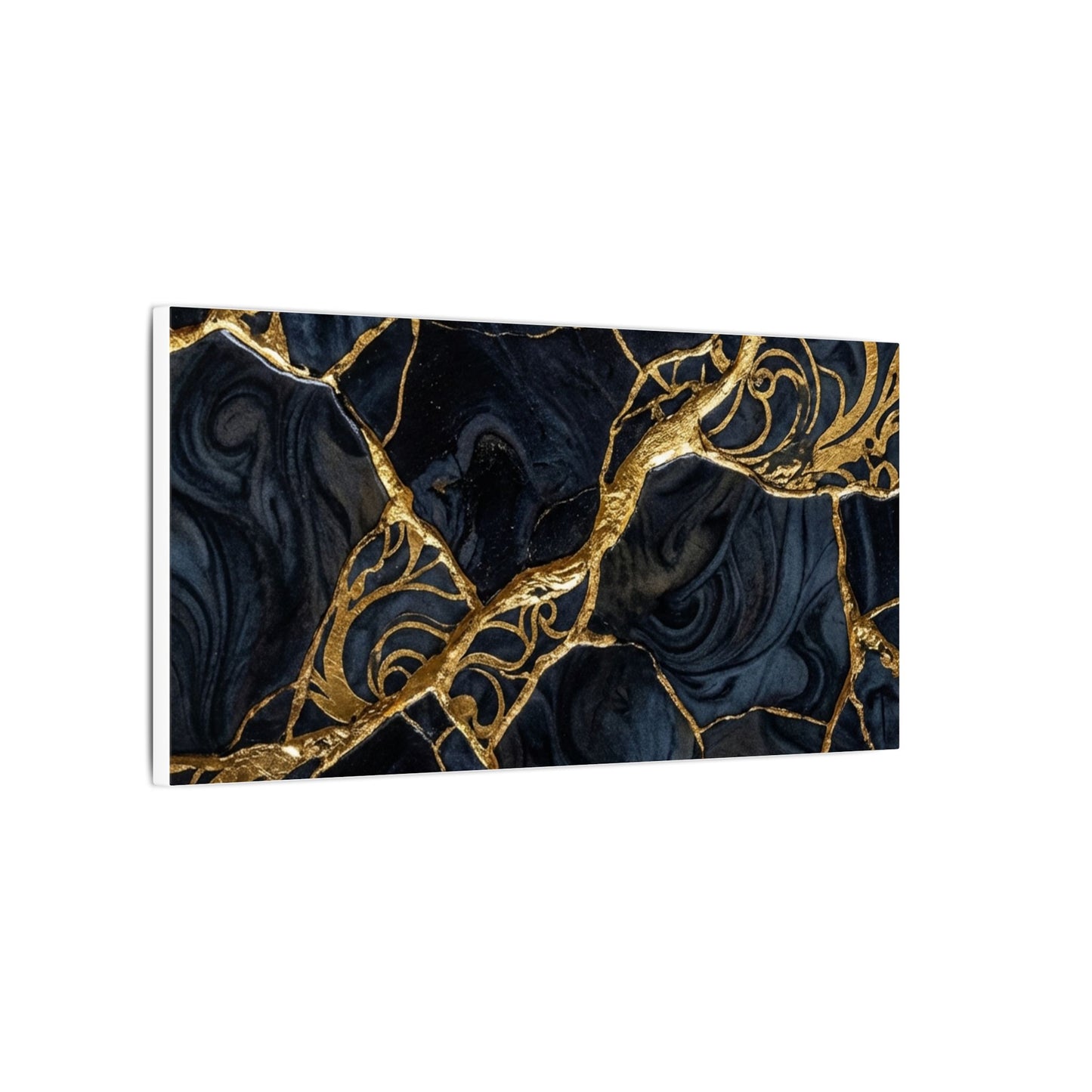 Kintsugi Gold Vein Canvas Art