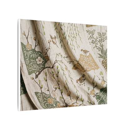 Silk Drape Canvas Art | Spring Japandi Japanese Pattern Art
