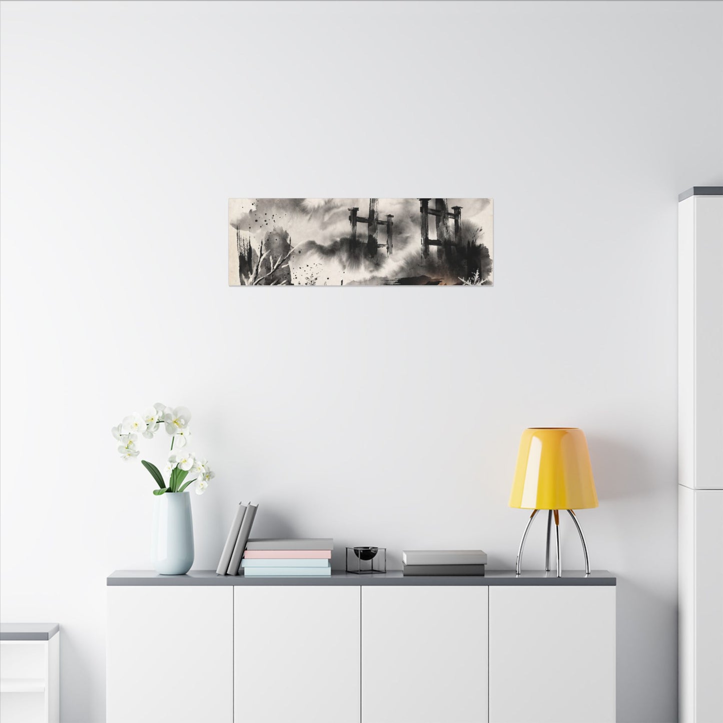 Candlelight Torii Gate Canvas Art - Zen Datsuzoku