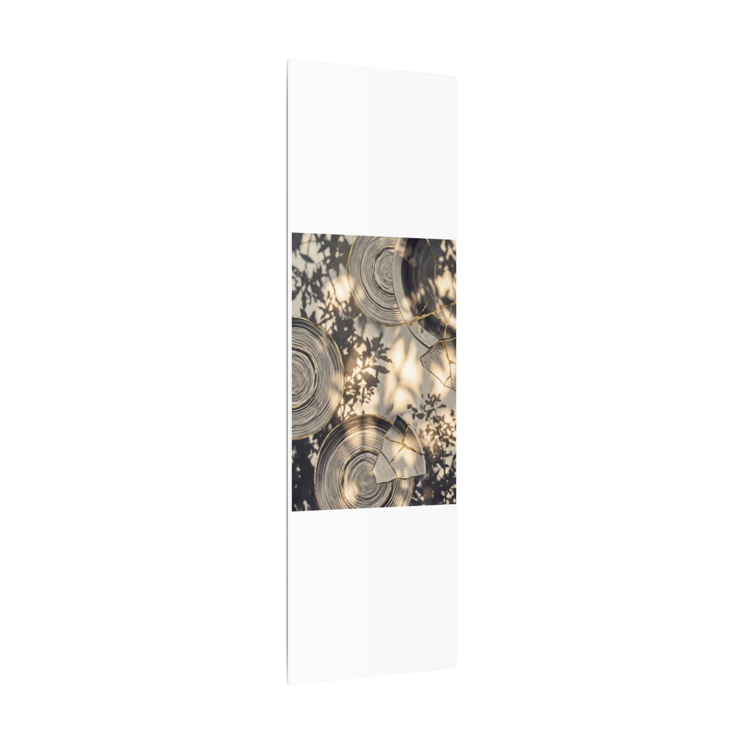 Healing Water Ripple Canvas Art - Gold Vein Kintsugi