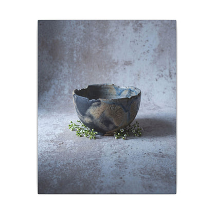Ceramic Bowl Spring Canvas Art | Japandi Warm Design