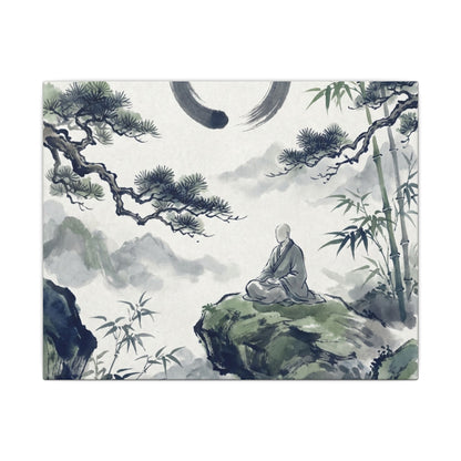 Zen Sumi-e Canvas Art