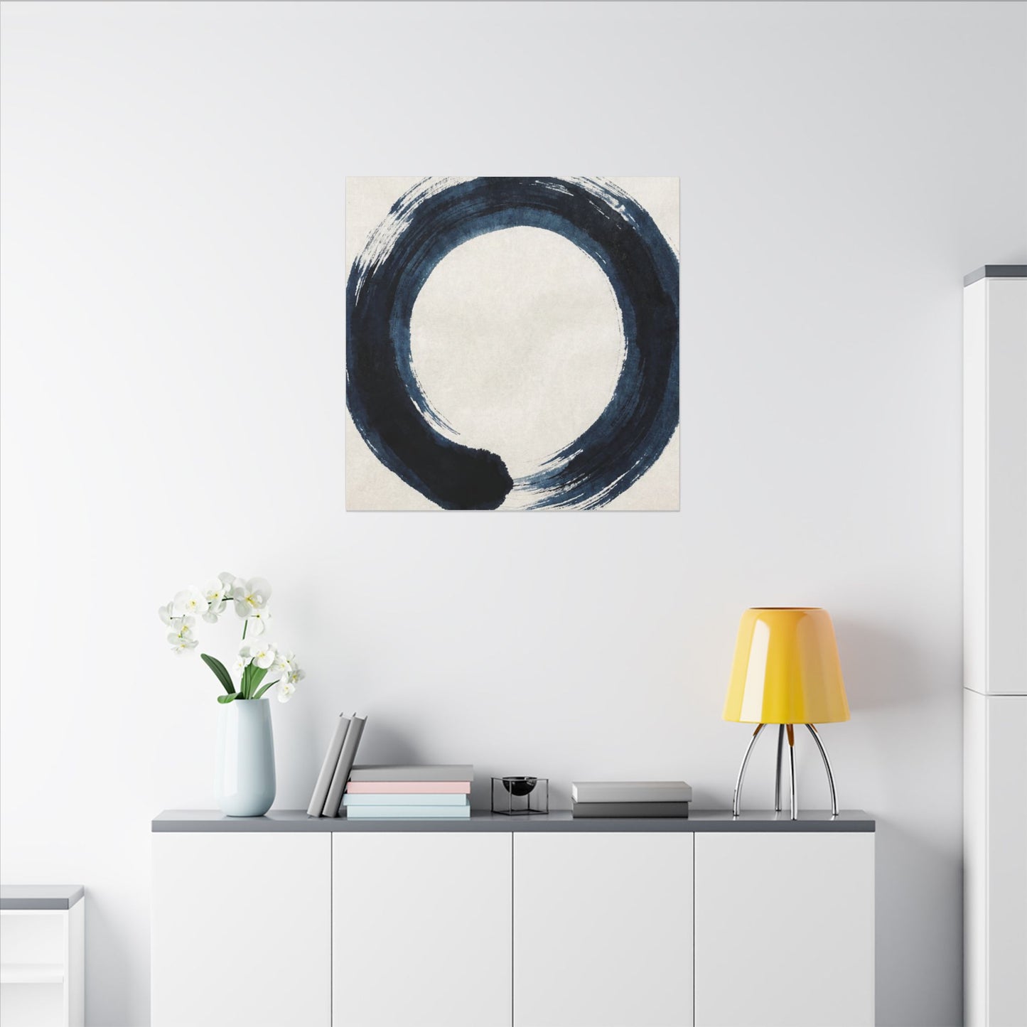 Balanced Meditation Zen Enso Canvas Art