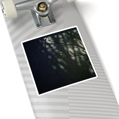 Shoji Screen Sticker | Spring Dark Japandi Moody Minimal Art Art Print