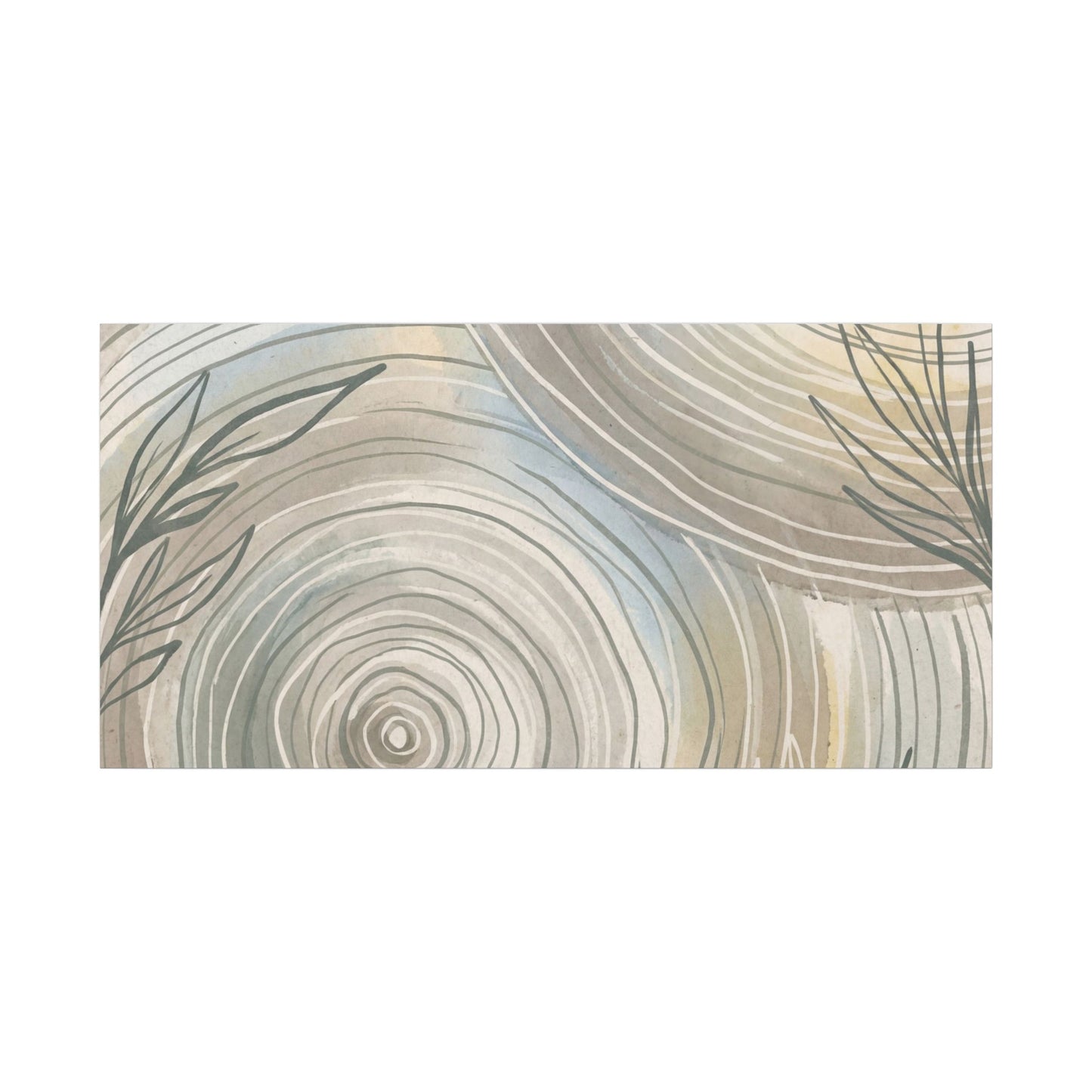 Kanso Water Ripple Canvas Art - Japandi Minimal Line