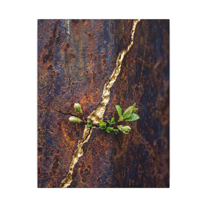 Overcast Rust Patina Canvas Art - Kintsugi Datsuzoku