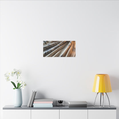 Fukinsei Silk Drape Canvas Art - Japandi Japanese Pattern