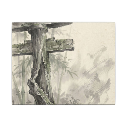 Torii Gate Summer Canvas Art | Zen Tranquil Design
