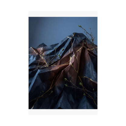 Mono No Aware Paper Fold Wall Art Print - Kintsugi Broken Beauty