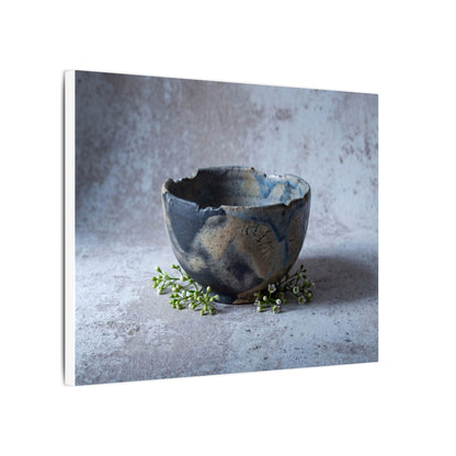 Ceramic Bowl Spring Canvas Art | Japandi Warm Design