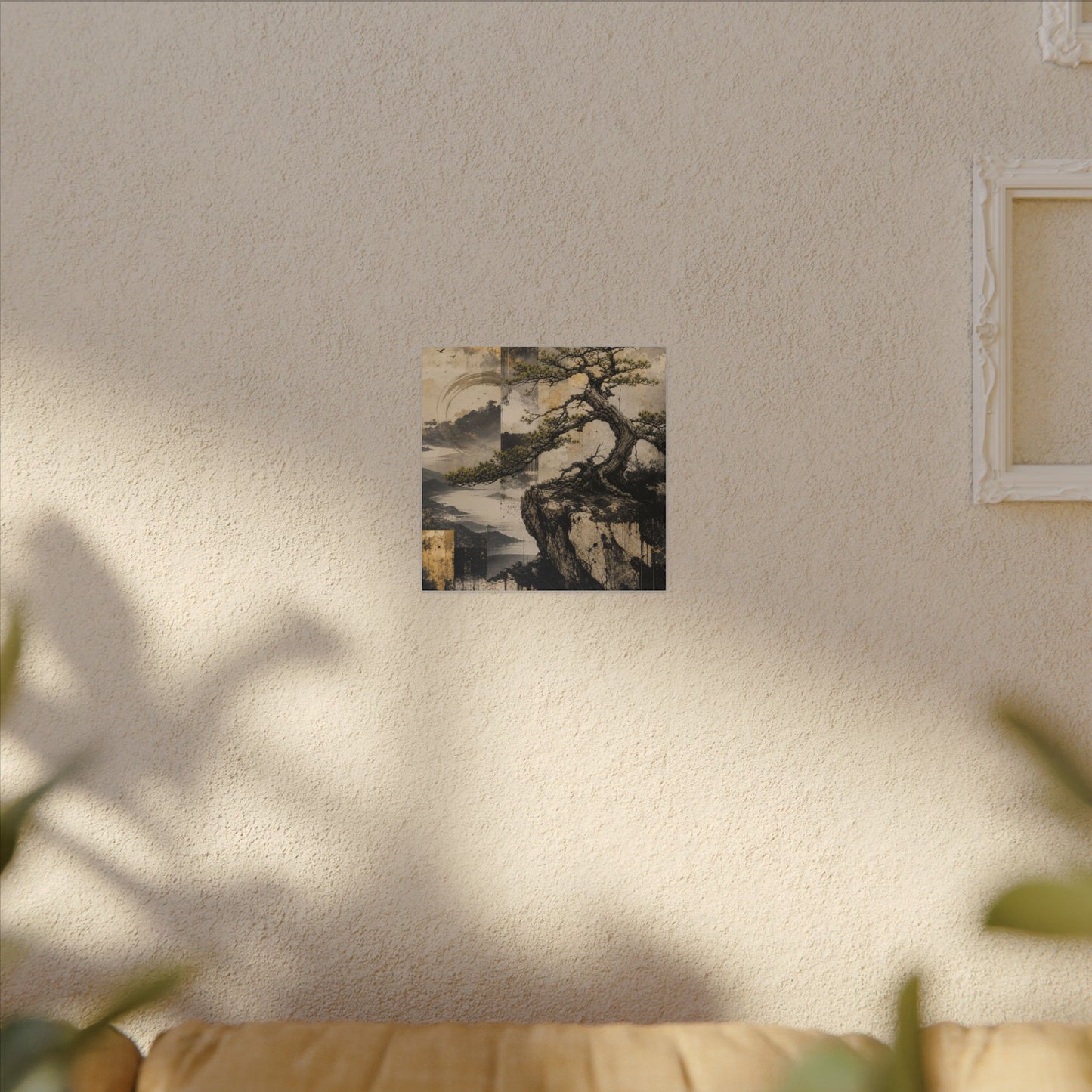 Golden Hour Pine Tree Canvas Art - Japandi Datsuzoku