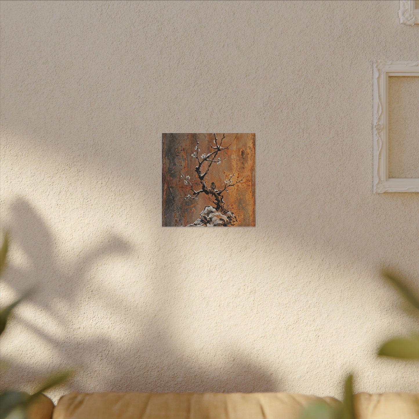 Datsuzoku Rust Patina Canvas Art - Zen Sumi E