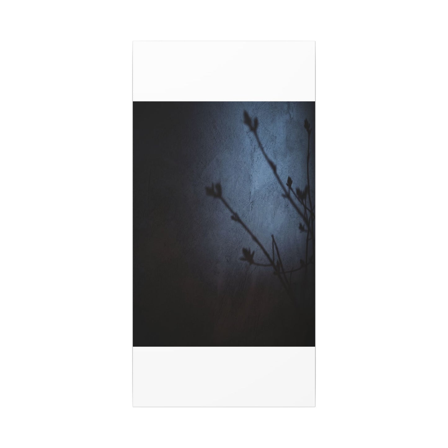 Shadow Play Canvas Art | Spring Dark Japandi Moody Minimal Art