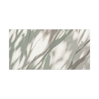 Japandi Shadow Play in Dappled | Japanese Pattern Canvas Art