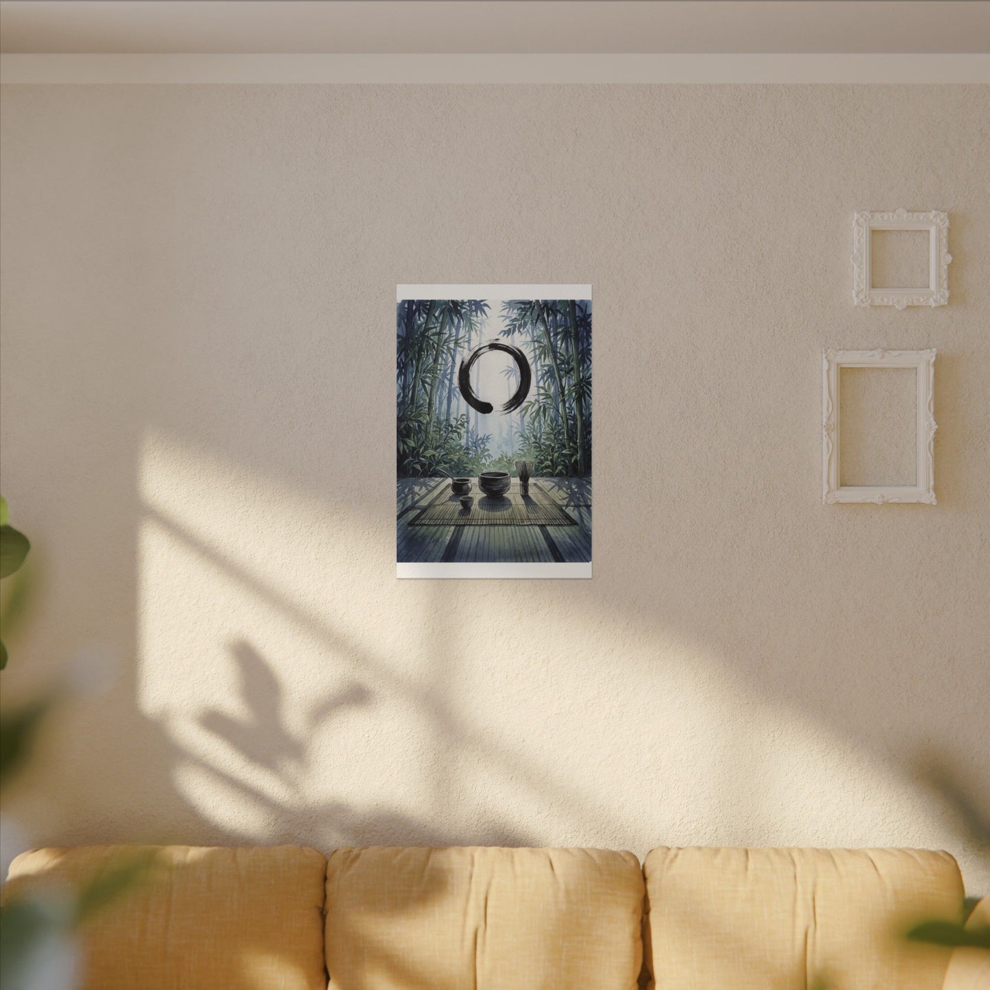 Seijaku Tea Ceremony Canvas Art - Zen Enso