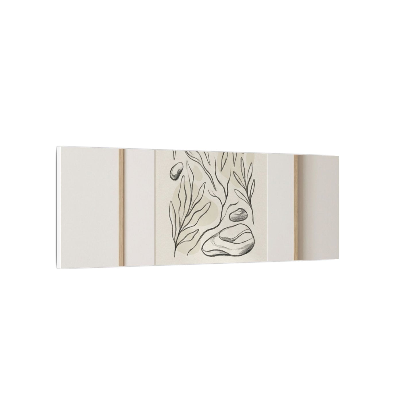 Japandi Charcoal Canvas Art