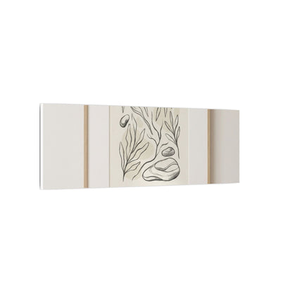 Japandi Charcoal Canvas Art