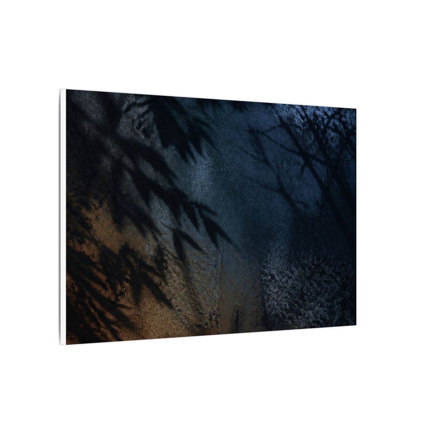 Kanso Shadow Play Canvas Art - Dark Japandi Shadow Zen