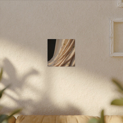 Golden Hour Silk Drape Canvas Art - Kintsugi Fukinsei