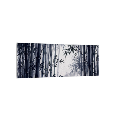 Tranquil Bamboo Grove Canvas Art - Sumi E Zen