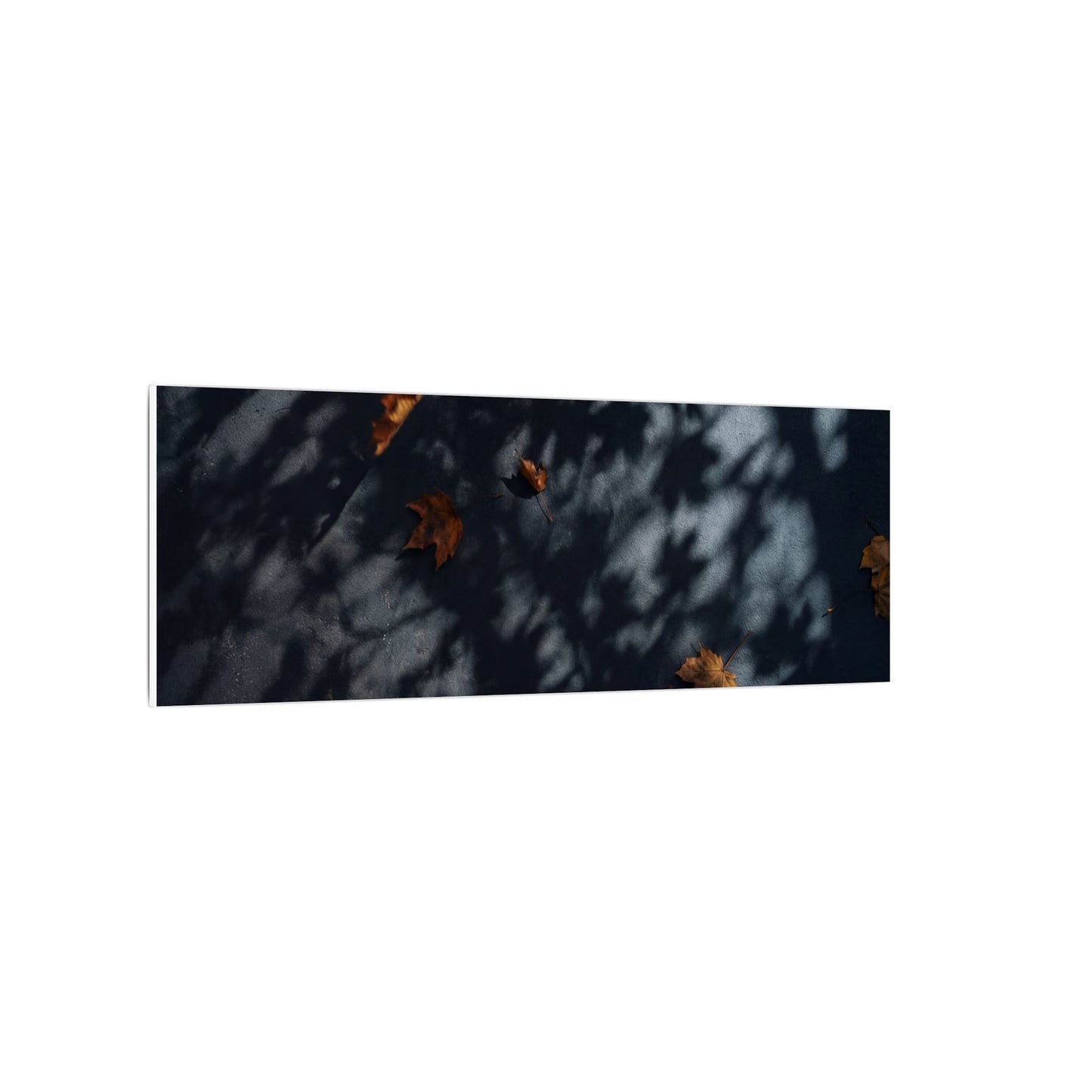 Autumn Shadow Play Shadow Zen Canvas Art | Atmospheric Decor