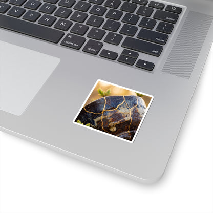 Rust Patina Gold Repair Sticker | Artful Kintsugi Art