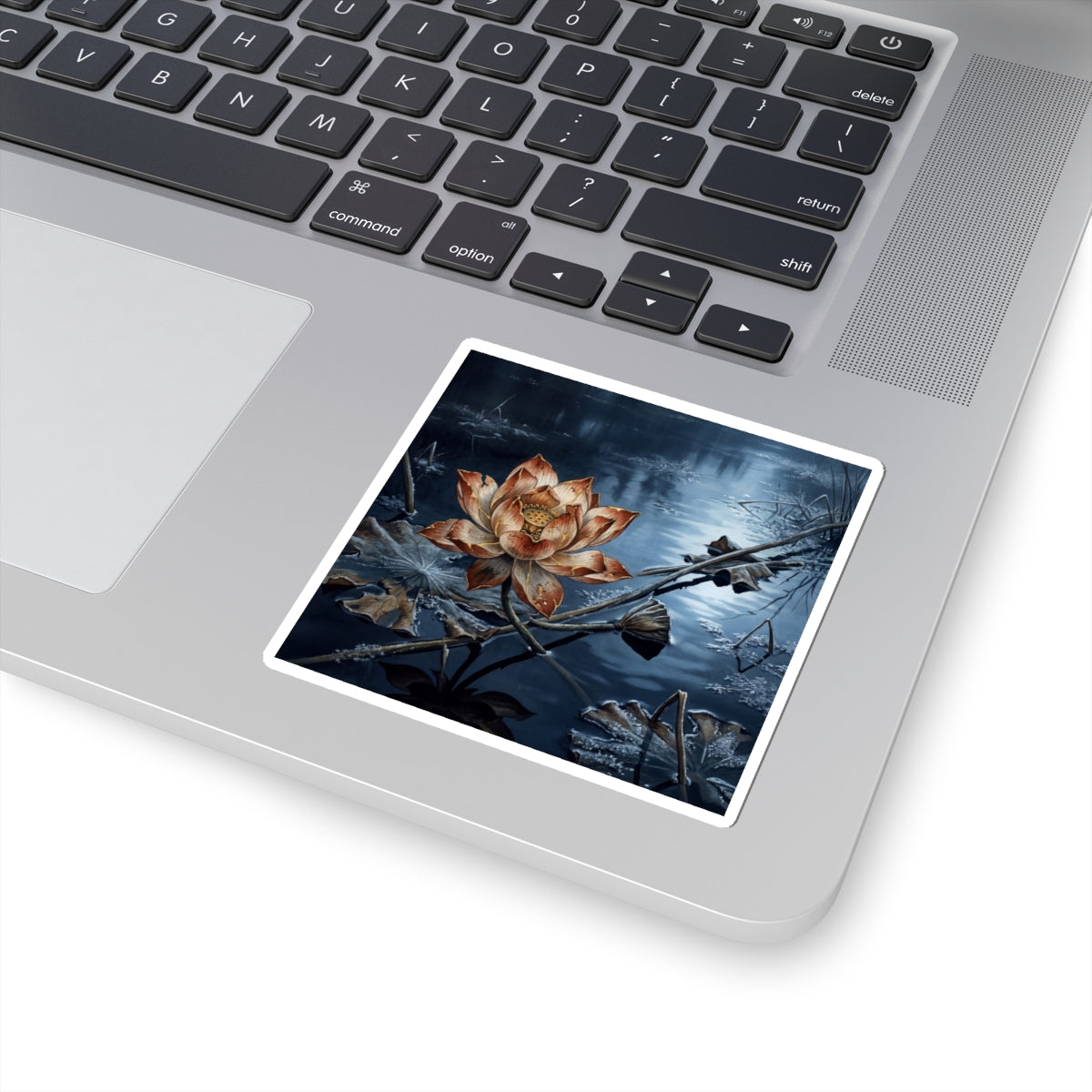 Fukinsei Lotus Flower Sticker - Kintsugi Broken Beauty Art Print