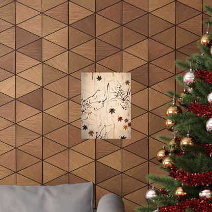 Golden Hour Shoji Screen Wall Art Print - Japandi Fukinsei