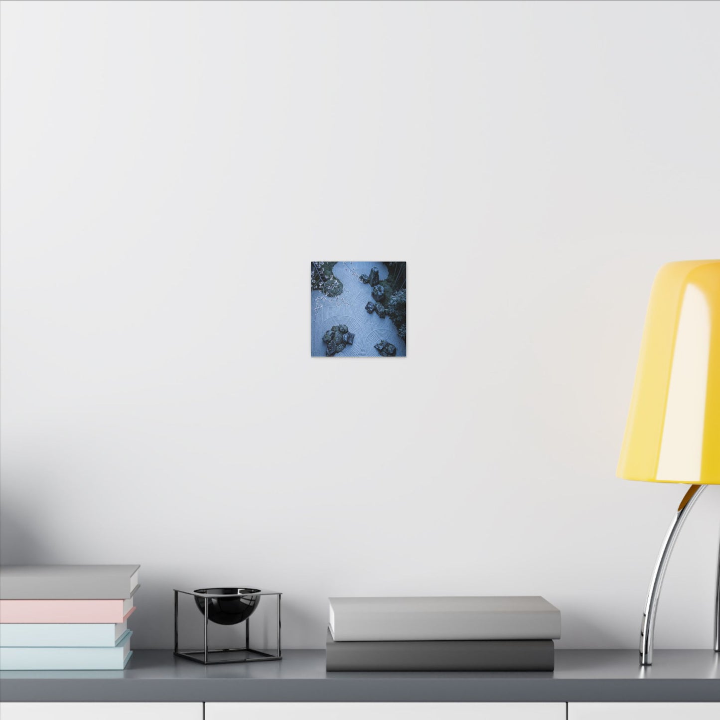 Contemplative Cherry Blossom Canvas Art - Karesansui Zen