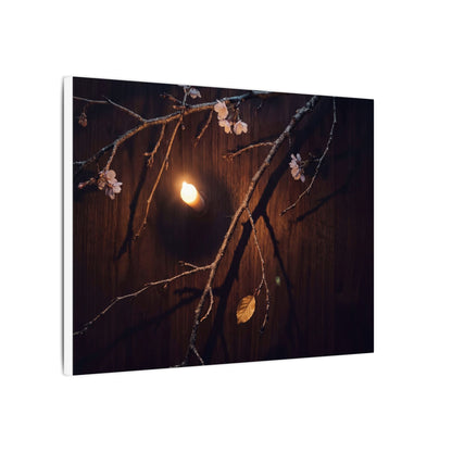 Datsuzoku Cherry Blossom Canvas Art - Dark Japandi Moody Minimal
