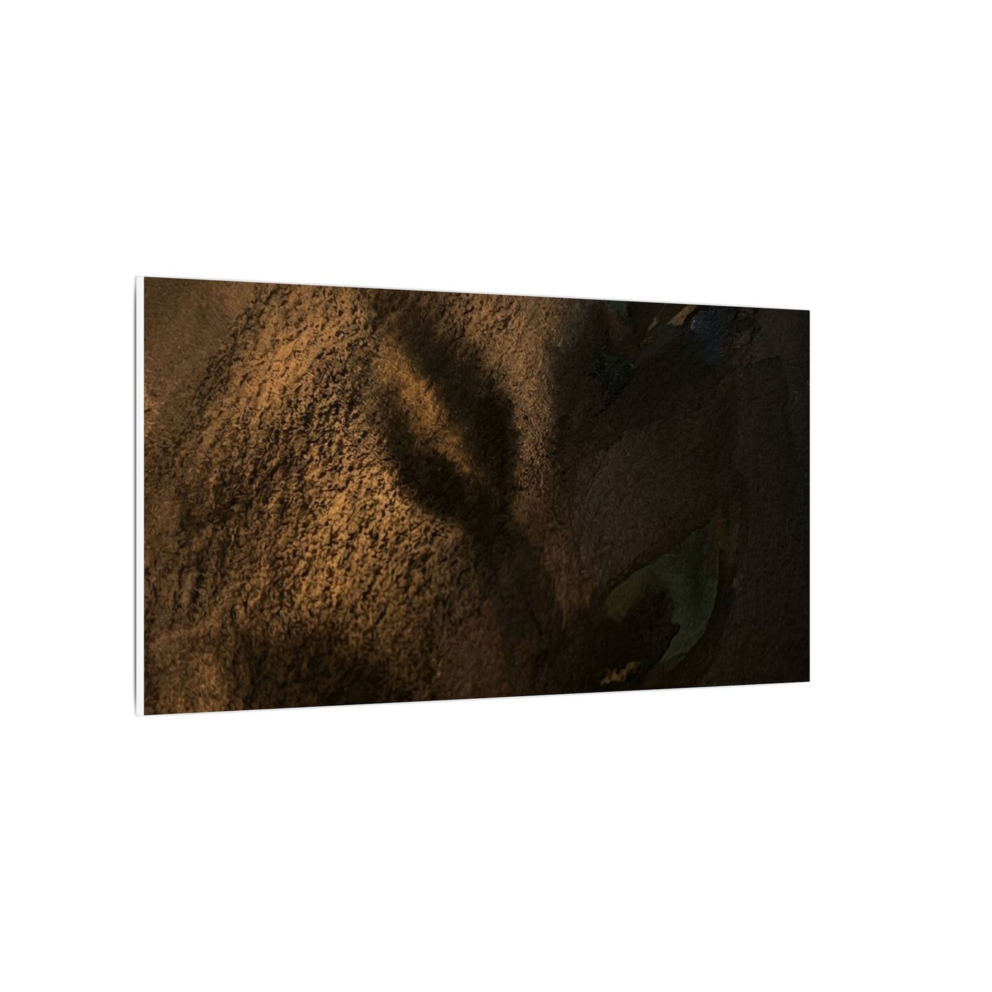 Candlelight Shadow Play Canvas Art - Dark Japandi Ma