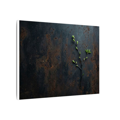 Rust Patina Moody Minimal Canvas Art | Moody Dark Japandi Art