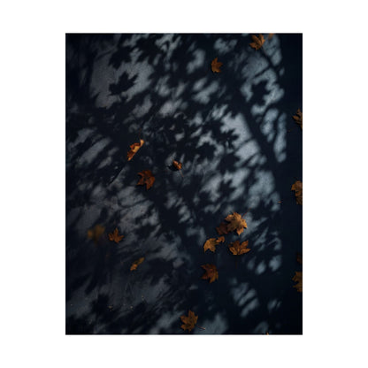 Shadow Play Shadow Zen Wall Art Print | Luxurious Dark Japandi Art
