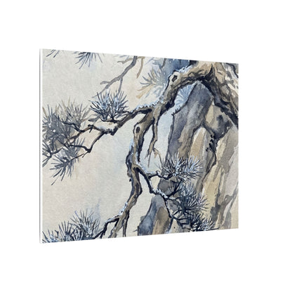 Moonlight Pine Tree Canvas Art - Japandi Seijaku
