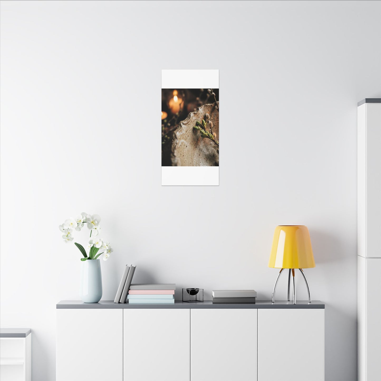 Overcast Ceramic Bowl Canvas Art - Japandi Ma