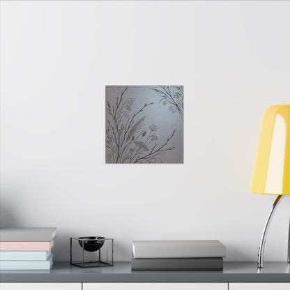 Spring Dried Flowers Japanese Pattern Canvas Art | Cozy Decor