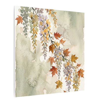 Ma Wisteria Canvas Art - Japandi Watercolor