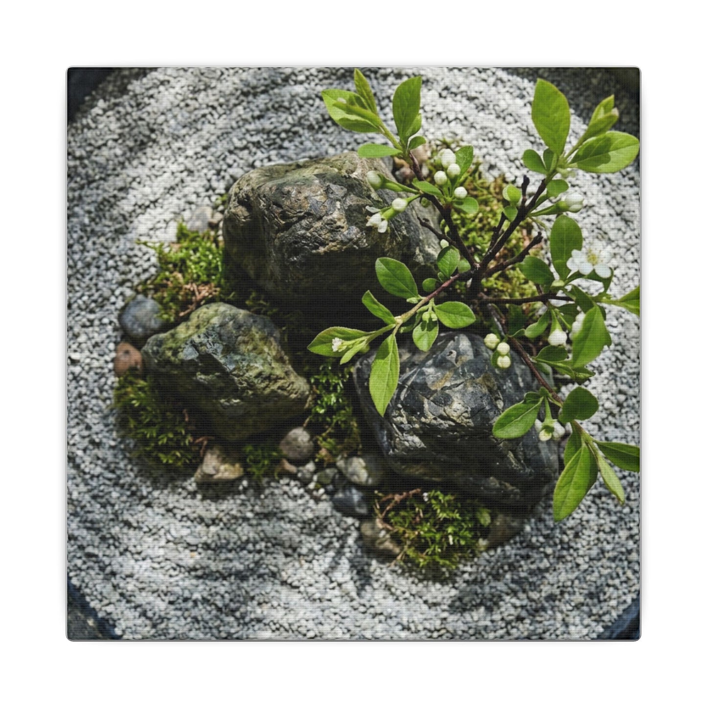 Zen Ceramic Bowl in Dappled | Karesansui Canvas Art