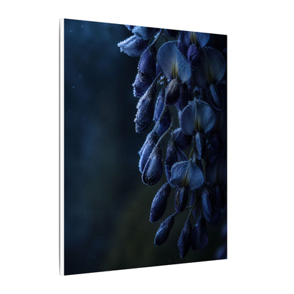 Winter Wisteria Shadow Zen Canvas Art | Atmospheric Decor