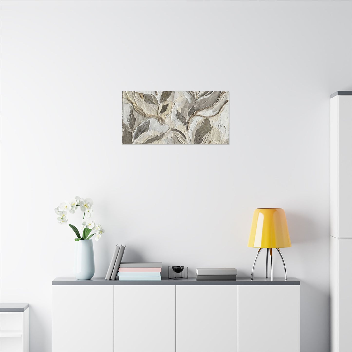 Japandi Textured Canvas Art