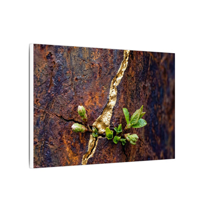 Overcast Rust Patina Canvas Art - Kintsugi Datsuzoku