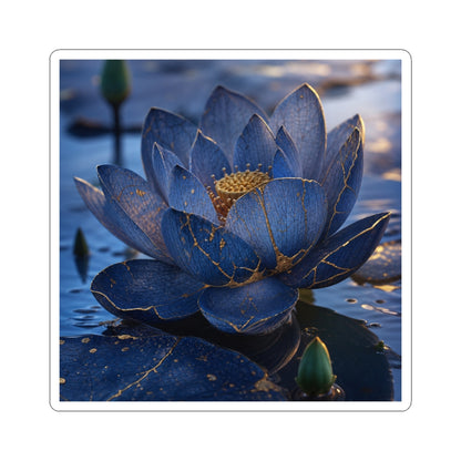 Lotus Flower Spring Sticker | Kintsugi Philosophical Design