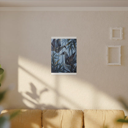 Paper Fold Canvas Art | Summer Kintsugi Crackle Gold Art