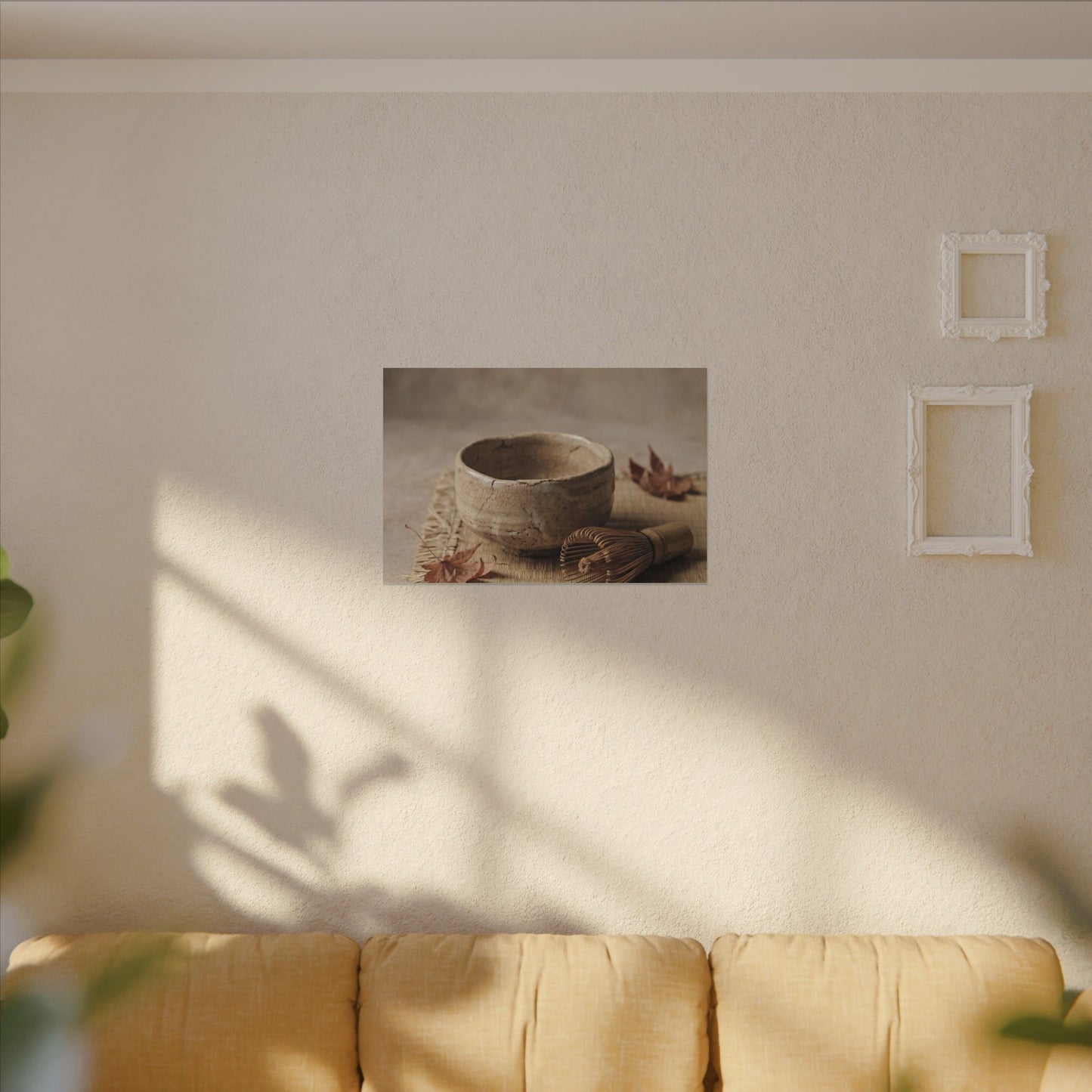 Ma Tea Ceremony Canvas Art - Japandi Texture