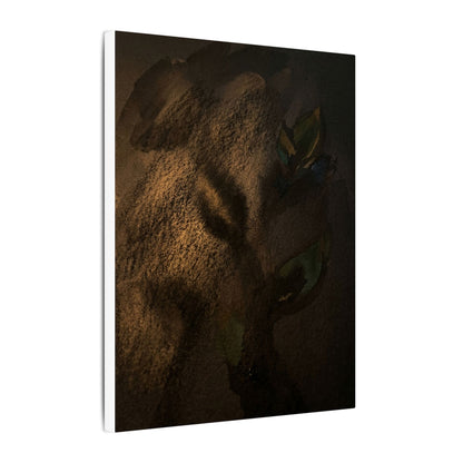 Candlelight Shadow Play Canvas Art - Dark Japandi Ma