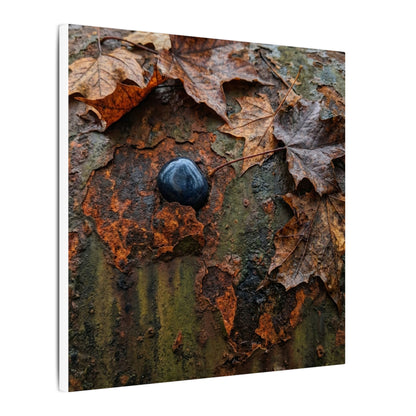 Datsuzoku Rust Patina Canvas Art - Dark Japandi Moody Minimal